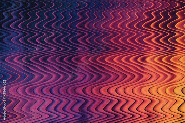 Fototapeta Abstract wavy lines background vibrant gradient a mesmerizing dynamic, perfect for modern designs artistic projects