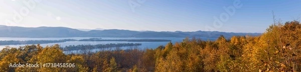 Obraz Pilot Knob Lake George New York Panoramic Lookout