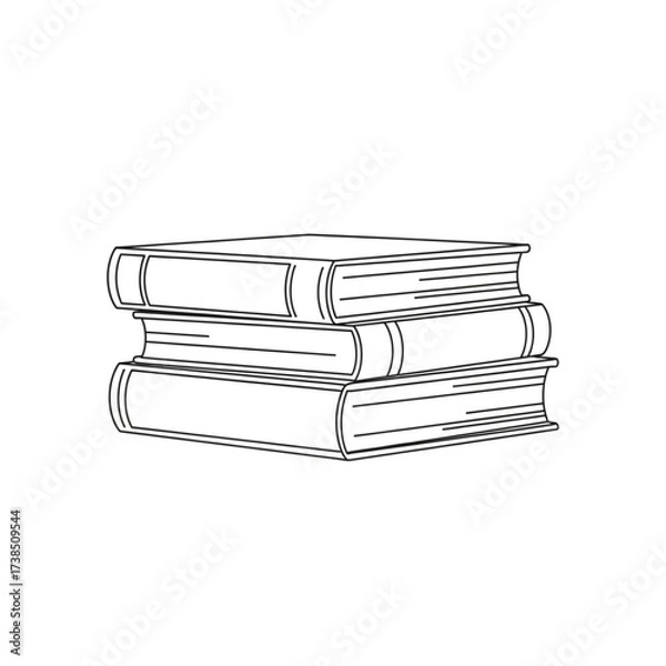 Obraz stack of books