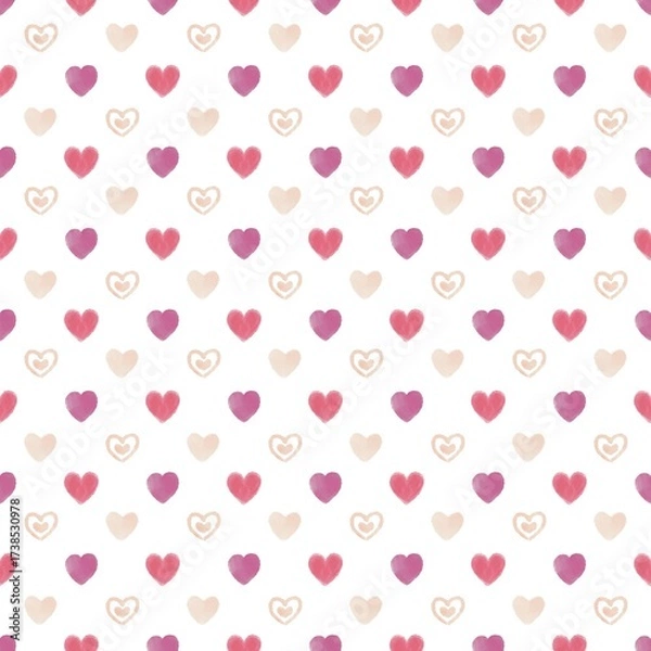 Obraz seamless pattern with heart 