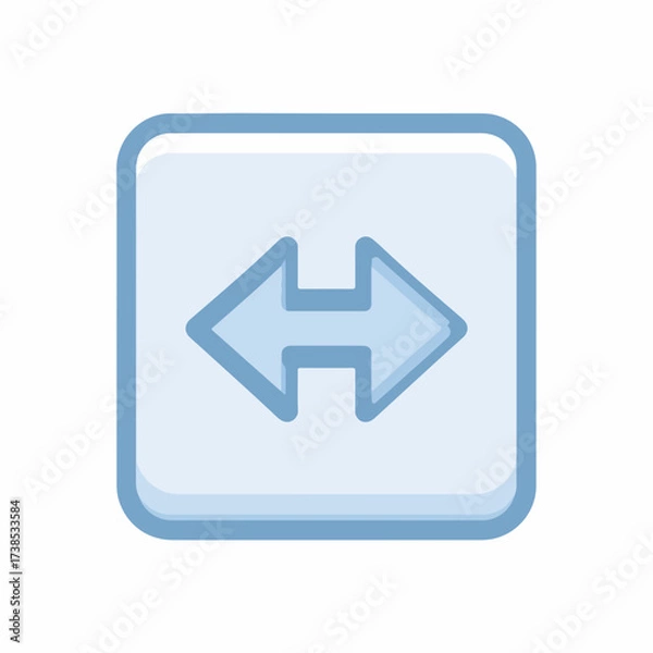 Fototapeta Minimalistic Share Arrow Icon Design