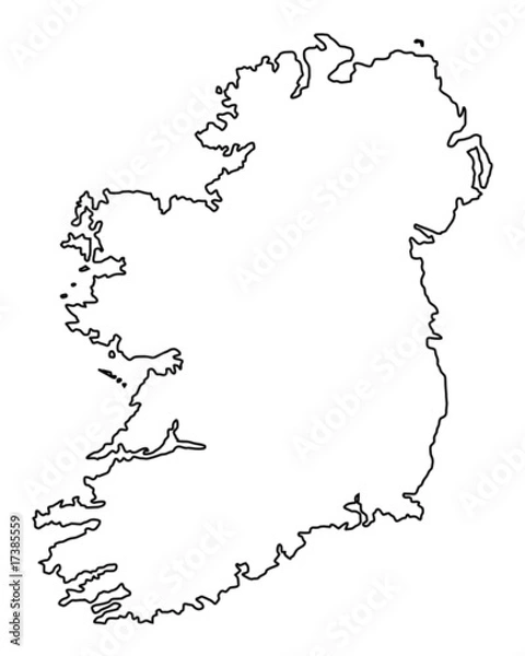 Obraz Ireland Coastline (vector)