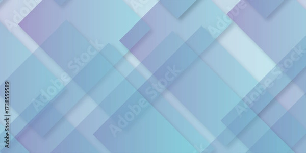 Fototapeta Abstract blue background with diamond and triangle shape in modern pattern design .Abstract seamless modern blue color technology concept geometric line vector background design .