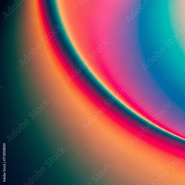 Fototapeta Abstract, colorful, and vibrant gradient background with a smooth transition of hues and tones.