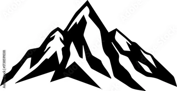 Fototapeta Rugged Beauty: Landscape Silhouette