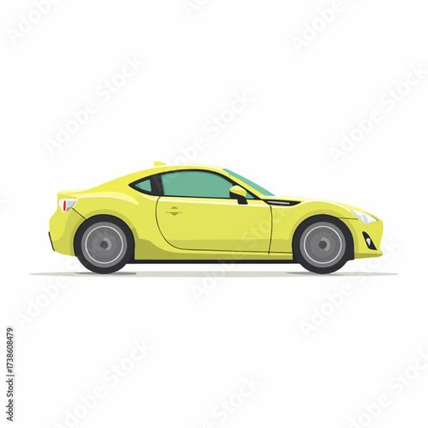 Fototapeta Simple Car Icon, Clean Design