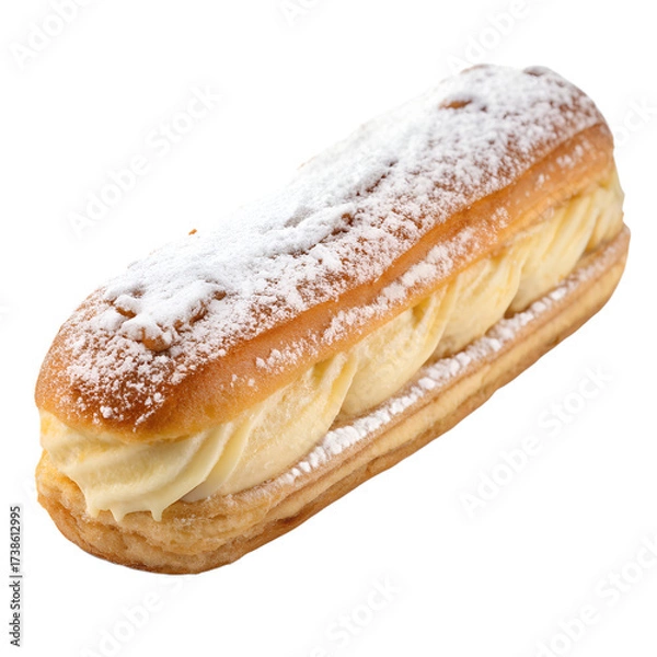 Fototapeta Eclair on transparent background Eclair on transparent background