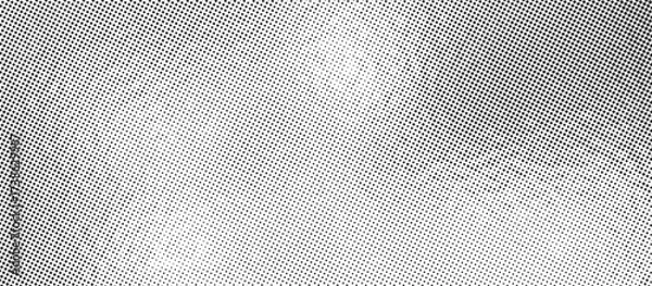 Fototapeta Сomic retro dotted gradient background, banner with dots, circles. Abstract halftone textured, glass effect. Grunge groovy texture on transparent. Vector EPS10	

