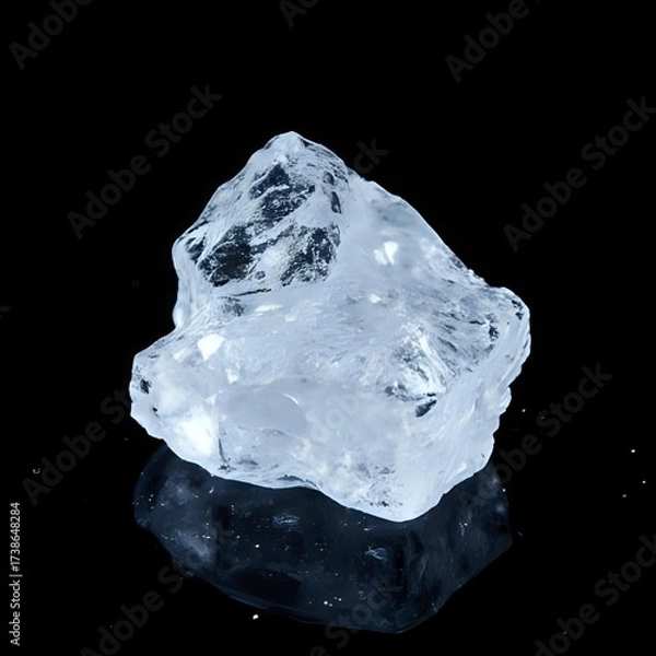 Fototapeta melting ice cube