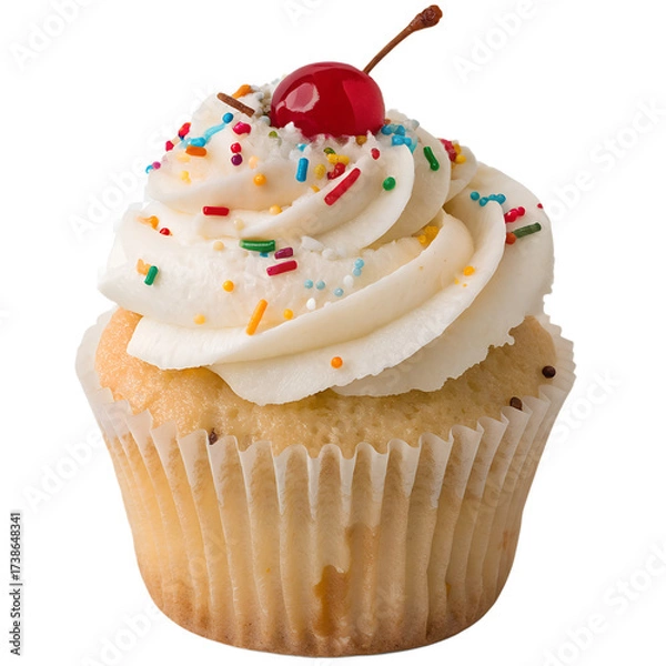 Obraz Cupcake on transparent background Cupcake on transparent background