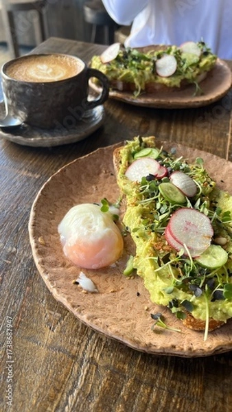 Fototapeta herring with potatoes