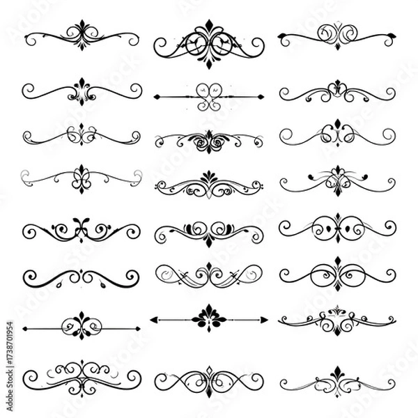 Obraz Elegant decorative dividers (1)
