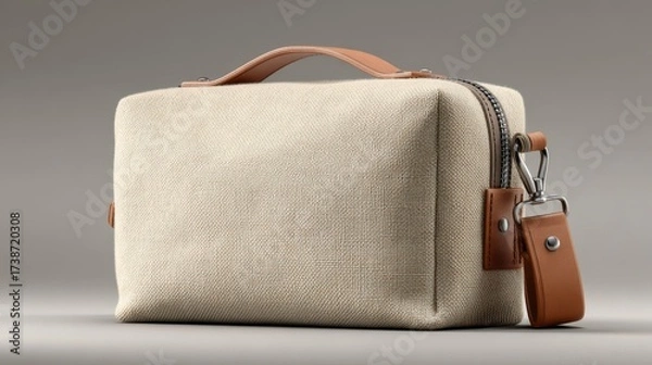 Obraz Travel-size toiletry bag for organized journeys, crafted for convenience and style