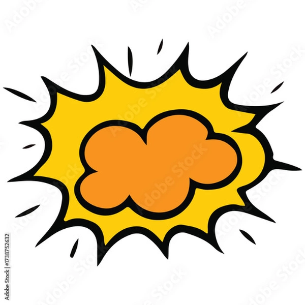 Obraz Modern Comic Text Effect