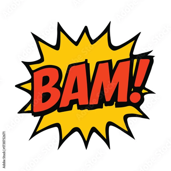 Obraz Modern Comic Text Effect