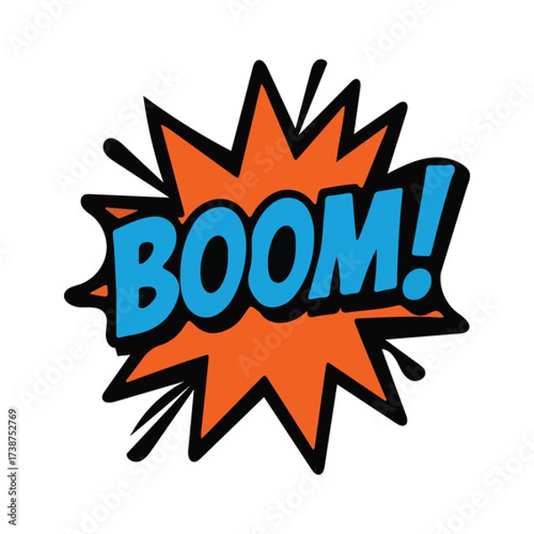 Obraz Modern Comic Text Effect