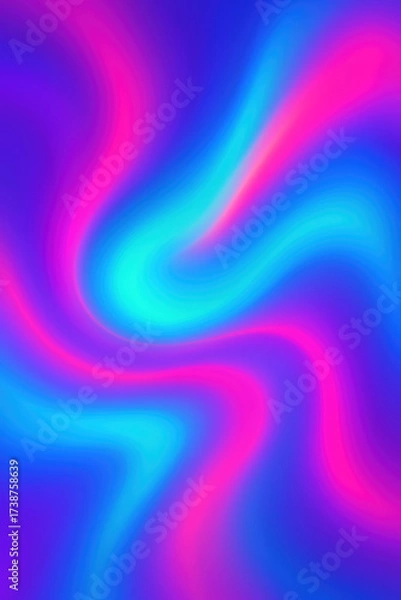 Fototapeta Vibrant Abstract Neon Gradient Background