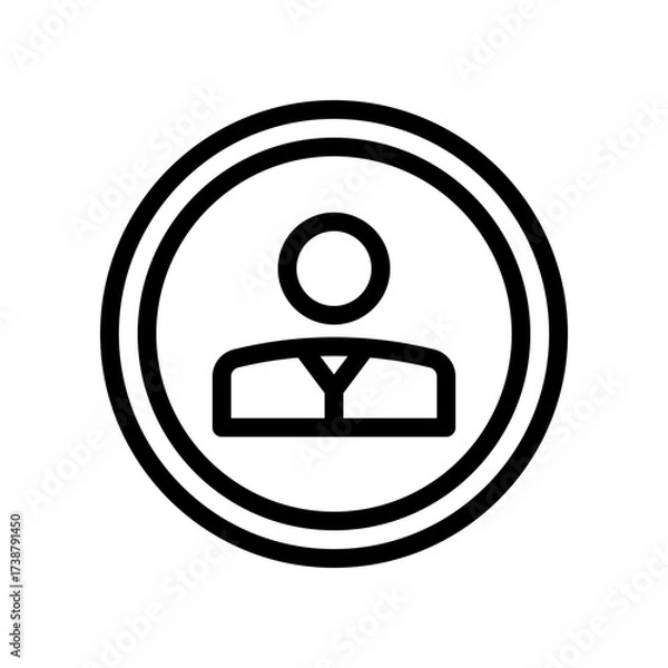 Obraz user line icon