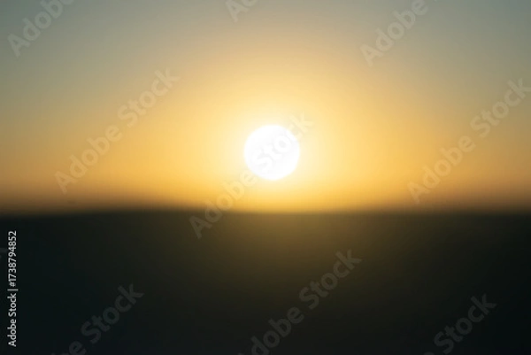 Obraz sunset in the mountains