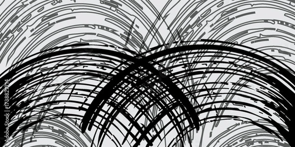 Fototapeta Abstract background. Monochrome texture. Image includes a effect the black and white tones.