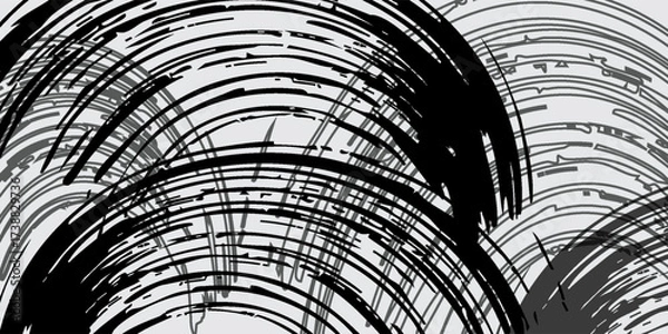 Fototapeta Abstract background. Monochrome texture. Image includes a effect the black and white tones.