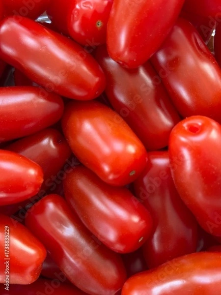 Obraz red tomatoes background