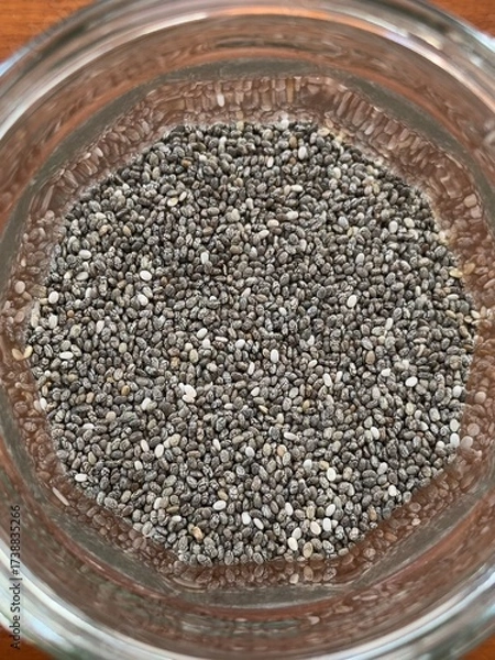 Obraz black sesame seeds