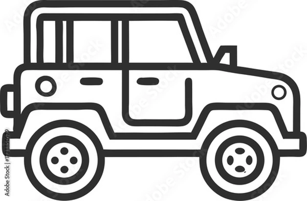 Obraz vector cartoon car