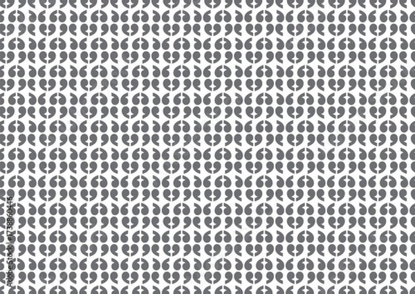Fototapeta grey quotation marks seamless pattern background vector design
