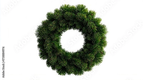Obraz Christmas wreath transparent background