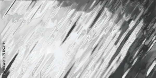 Fototapeta Abstract monochrome water ripple effect graphic resembling light reflections in a stream textured design