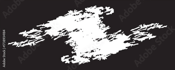 Fototapeta Black and white grunge. Distress overlay texture. Abstract surface dust and rough dirty wall background concept.