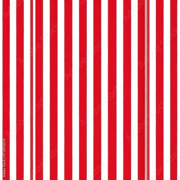 Obraz Red/white vertical stripe pattern