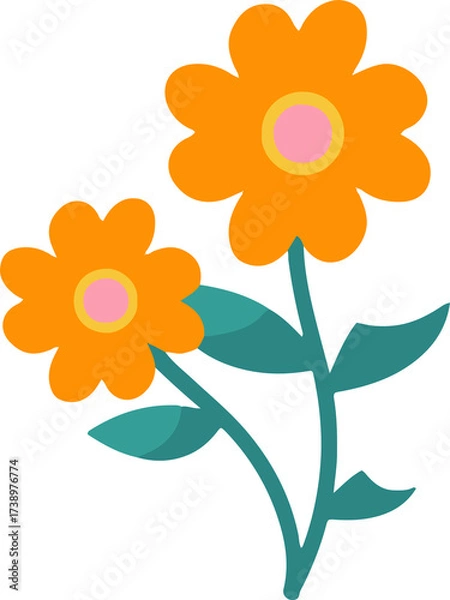 Obraz the most beautiful flowers  vector