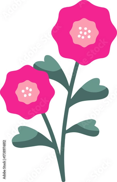 Obraz the most beautiful flower  vector