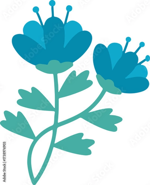 Obraz the most beautiful flower vector