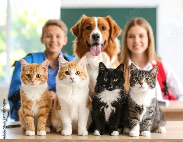 Obraz Pets in Class