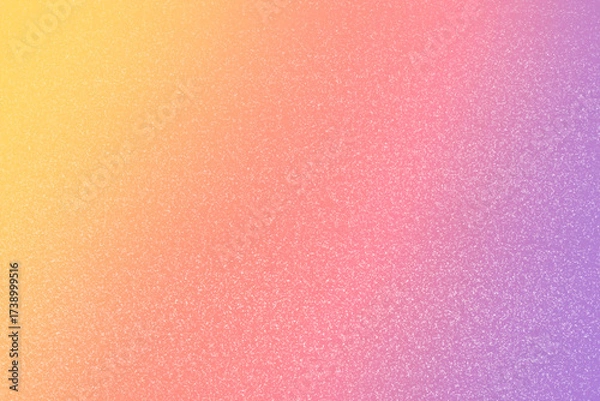 Fototapeta Purple orange yellow White Gradient Blurred with Grainy Noise Texture Background, for art product design, social media, trendy,vintage,brochure,banner.