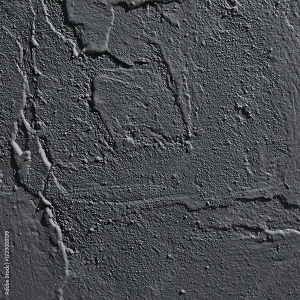 Fototapeta Dark plaster wall texture