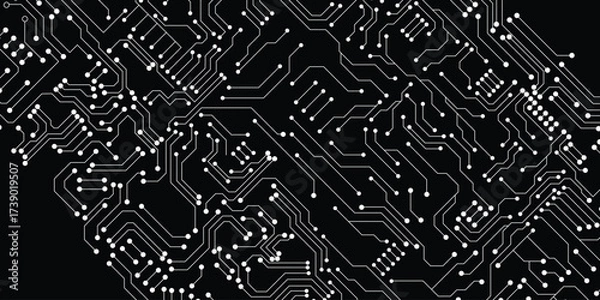 Fototapeta Abstract Technology Background , circuit board pattern 