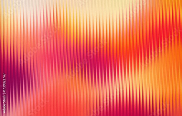 Obraz Vibrant abstract gradient blurry vertical stripes pattern warm color palette background