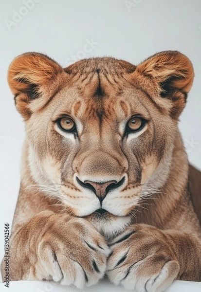 Obraz Close-up Portrait of Lioness Resting