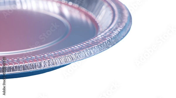 Obraz Rectangular Aluminum Baking Tray isolated on transparent background Remove png