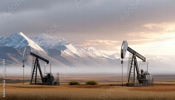 Fototapeta Gas pipes for the oil industry. a clean pipeline for renewable energy production. pipeline for gas or oil, pure hydrogen gas for the production of env