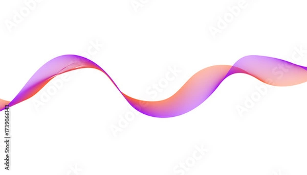 Fototapeta Colorful Abstract Gradient Wave Flow Background