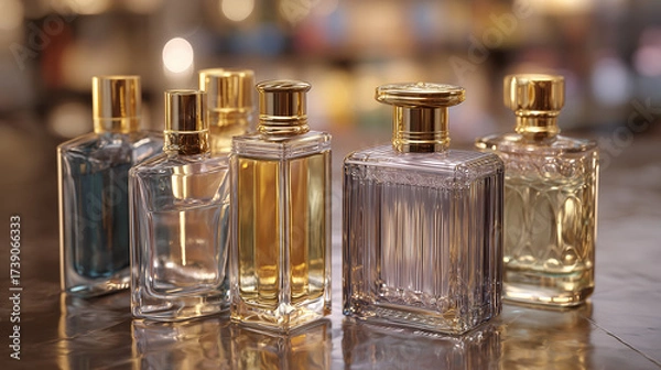 Fototapeta beautiful cosmetics items