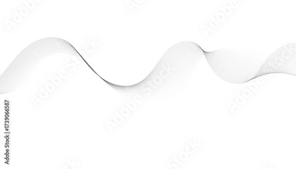 Fototapeta Minimal Abstract Black Dotted Wave Background