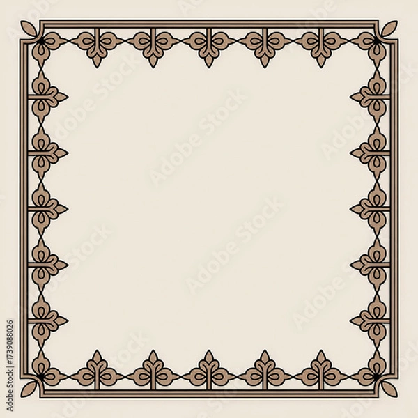 Fototapeta Elegant Vintage Ornamental Frames - Bundle of Border Designs 