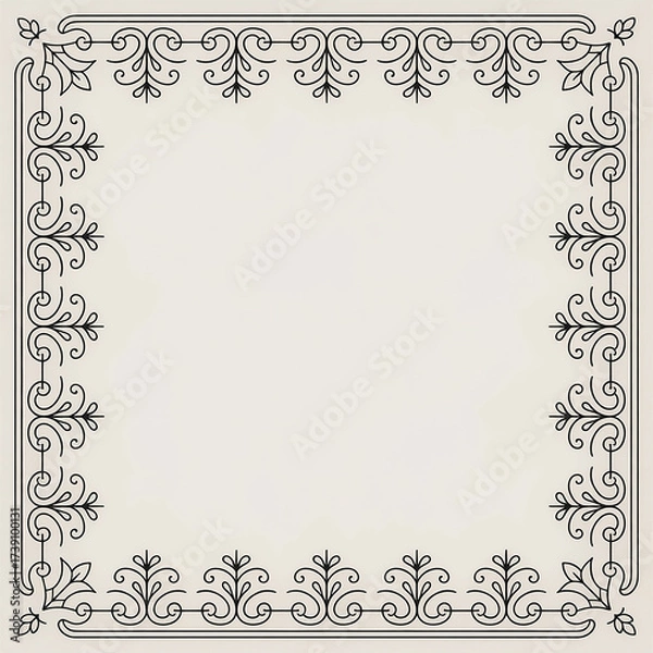 Fototapeta Premium Ornamental Patterns Pack - Vintage Frame Essentials  