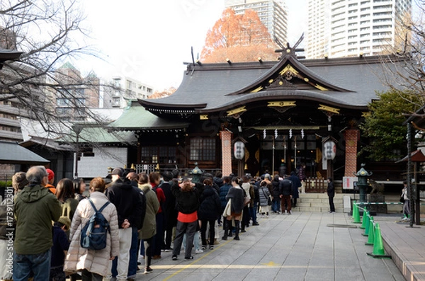 Fototapeta 初詣の風景